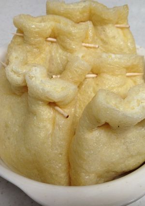 つくね巾着（餃子のタネでお鍋の具）-レシピのメイン写真