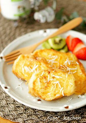 ココナッツ風味♡フレンチトースト-レシピのメイン写真