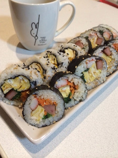 簡単김밥(太巻き、のり巻き 巻き寿司-レシピのメイン写真