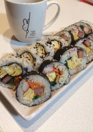 簡単김밥（太巻き、のり巻き 巻き寿司-レシピのメイン写真