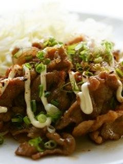 ご飯に良く合う☆ 豚こまの甘辛炒め-レシピのメイン写真