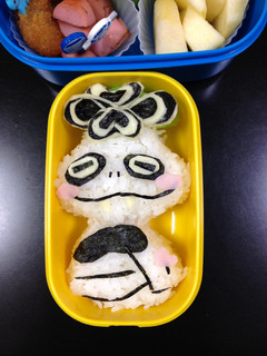 妖怪ウォッチ☆ツチノコパンダ☆キャラ弁-レシピのメイン写真