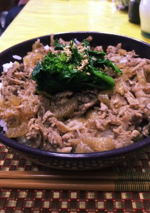 簡単に豚こまで(^^)やわらかい豚丼-レシピのメイン写真