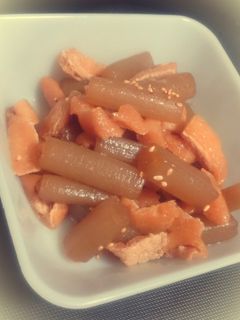 ふきと油揚げのこっくり炒め煮-レシピのメイン写真