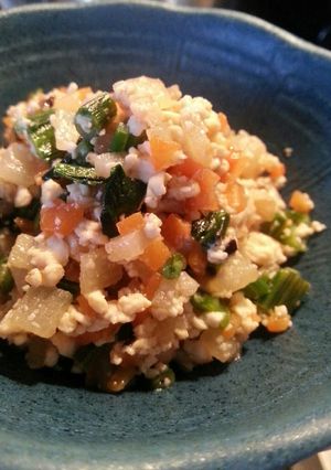簡単☆炒り豆腐 ～幼児食にも～-レシピのメイン写真