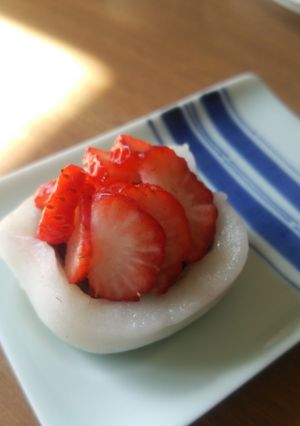 簡単ですぐに出来る!オープン大福-レシピのメイン写真