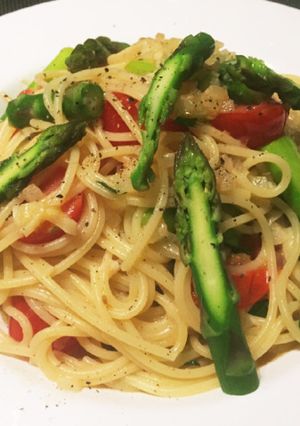 アスパラとチェリートマトのパスタ-レシピのメイン写真