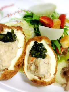 ボリューミー!厚揚げのひき肉詰め-レシピのメイン写真