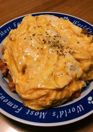 とろ～り卵のオムライス♪-レシピのメイン写真