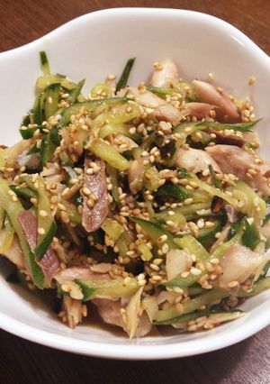 サッパリで箸が進む☆鯵ときゅうりの和え物-レシピのメイン写真