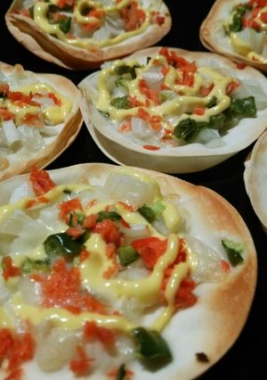 餃子の皮で鮭マヨピザ-レシピのメイン写真