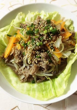 牛薄切り肉のさっぱり塩ダレ炒め-レシピのメイン写真
