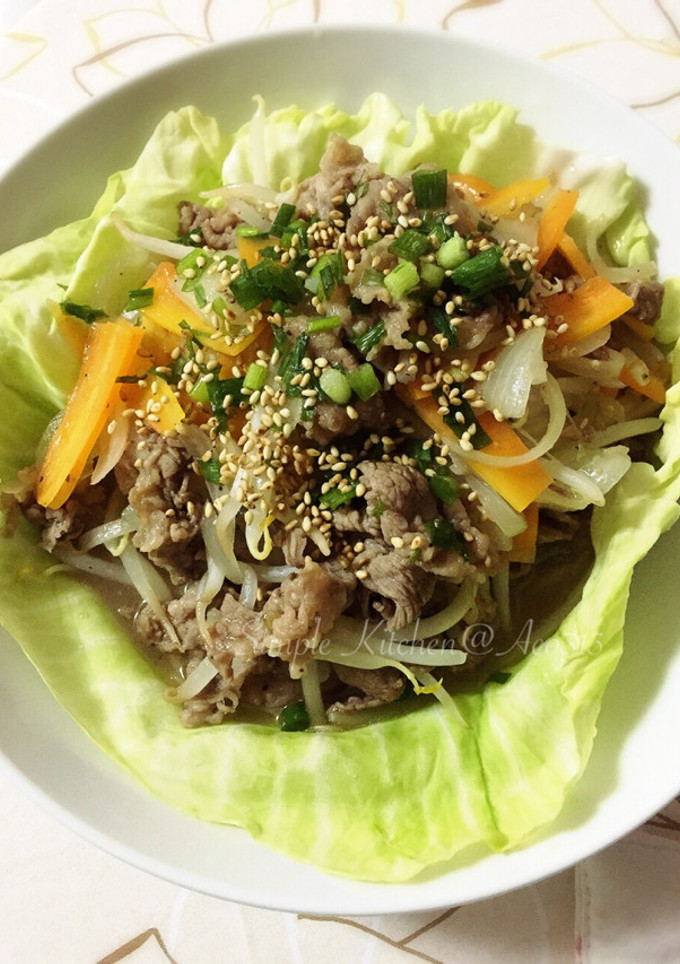 牛薄切り肉のさっぱり塩ダレ炒め-レシピのメイン写真