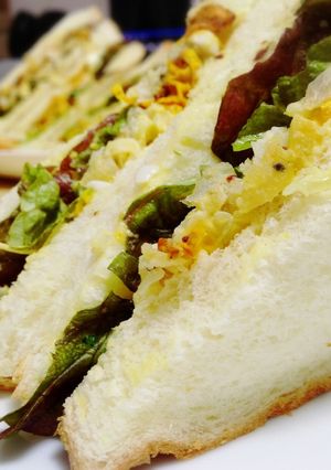 白身魚と二色ソースの野菜サンド♪-レシピのメイン写真