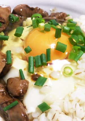 ダイエットに！栄養満点の玉子かけ豆腐飯-レシピのメイン写真