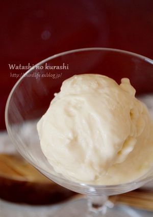 ココナッツオイルと豆腐のアイスクリーム-レシピのメイン写真