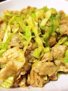 豚とキャベツのカレー炒め♪スピードおかず-レシピのメイン写真