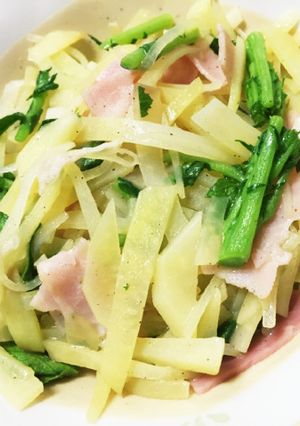 じゃがいものシャキシャキ炒め物♡-レシピのメイン写真