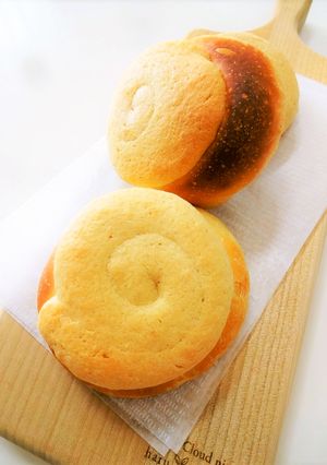 ぐるぐるメロンパン☆パン用スプレッドで-レシピのメイン写真