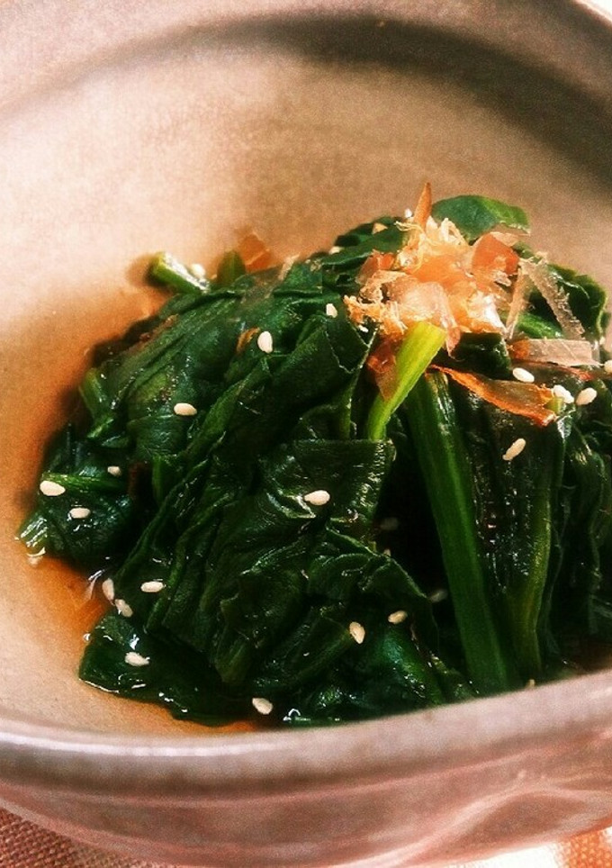 ほうれん草の煮びたし-レシピのメイン写真
