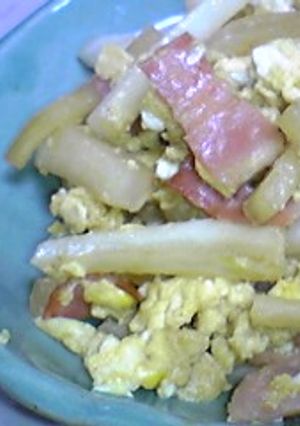 大根の卵炒め-レシピのメイン写真