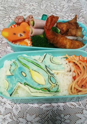キャラ弁☆ポケモン☆カイオーガ-レシピのメイン写真