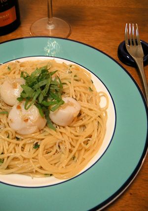 ほたて＊じゃこ＊ガーリックパスタ-レシピのメイン写真