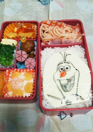 キャラ弁☆アナ雪☆オラフ-レシピのメイン写真