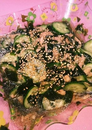 ☆優しい味☆わかめの酢の物-レシピのメイン写真