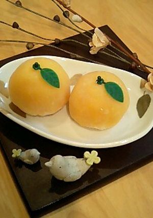 コタツで食べたい♪みかん大福-レシピのメイン写真