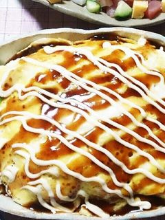 簡単♪オム焼きそば~(*^^*)-レシピのメイン写真