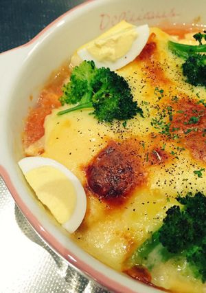 節約！トマトと豆腐の白味噌ソース仕立て-レシピのメイン写真