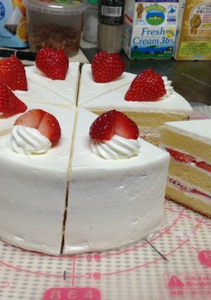 プロの味！デコレーションケーキ♡-レシピのメイン写真