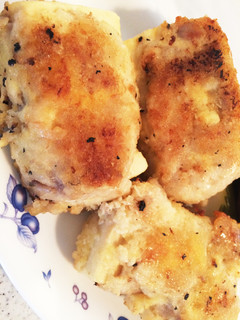 高野豆腐の肉巻き(豚カツ風)-レシピのメイン写真