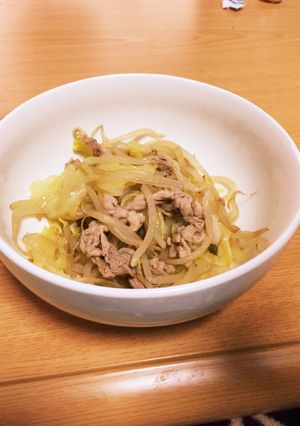 めんつゆだけ！豚とキャベツの炒め煮-レシピのメイン写真