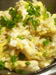しらすと豆腐の炒り卵-レシピのメイン写真