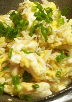 しらすと豆腐の炒り卵-レシピのメイン写真