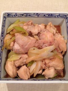 簡単ヘルシー♪鶏モモとネギのポン酢炒め-レシピのメイン写真