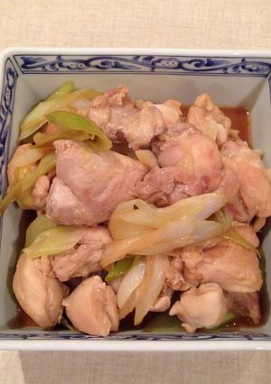 簡単ヘルシー♪鶏モモとネギのポン酢炒め-レシピのメイン写真