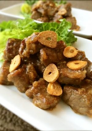 醤油こうじダレのサイコロステーキ-レシピのメイン写真