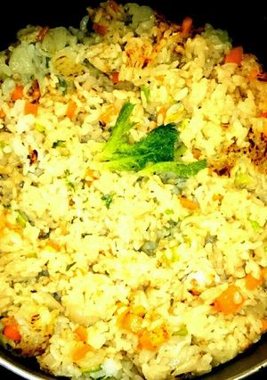 大根の葉入り炒飯★締めは豆腐の野菜炒め-レシピのメイン写真