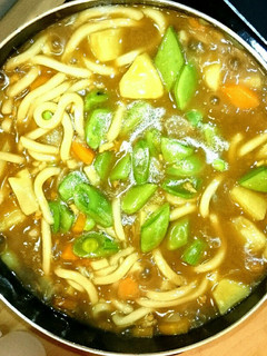 子供が喜ぶ❗春野菜のカレー鍋うどん-レシピのメイン写真