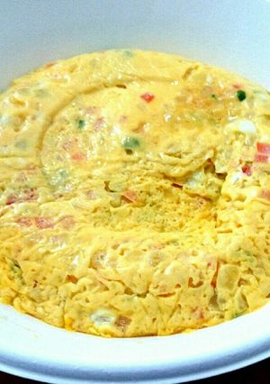 レンジで簡単❗野菜たっぷりオムレツ-レシピのメイン写真