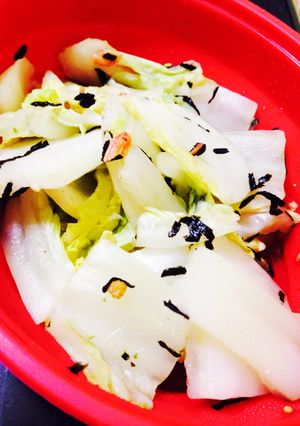 超簡単！白菜のお茶漬けの素和え-レシピのメイン写真