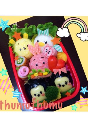 ディズニーツムツムキャラ弁キャラおかず♡-レシピのメイン写真