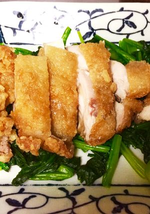 鶏肉のねぎソース(油淋鶏風)-レシピのメイン写真