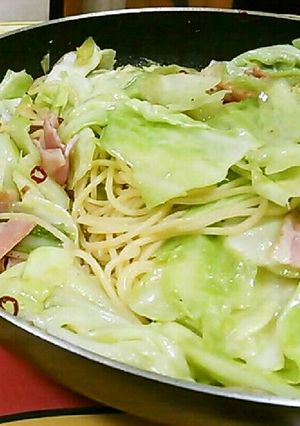 春に近づけ！サワーキャベツペペロンチーノ-レシピのメイン写真