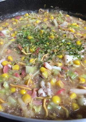 もんじゃ焼き-レシピのメイン写真
