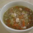 ふっくら大豆入り コンソメスープ♪
