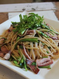イカとせりのパスタ-レシピのメイン写真